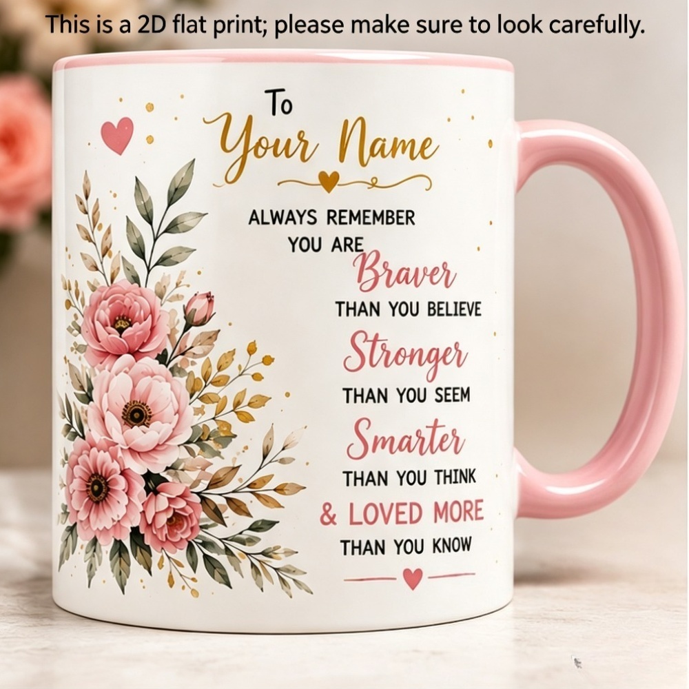 Coffee Tea Name - Персонализированная керамическая кружка с 2D-печатью и
