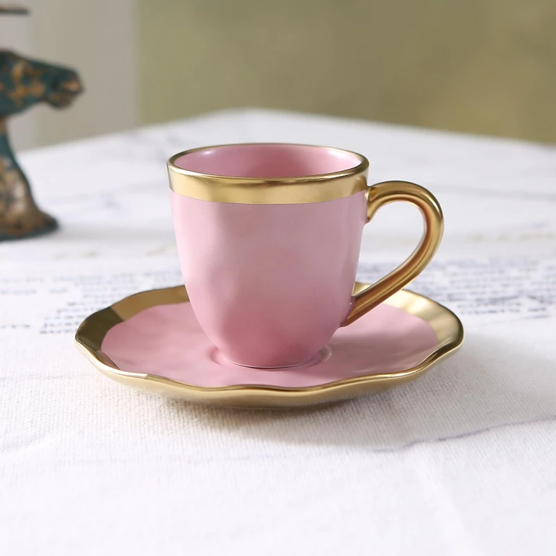 Coffee Tea And Sugar Set - Итальянская цветная глазурованная керамическая маленькая кофейная