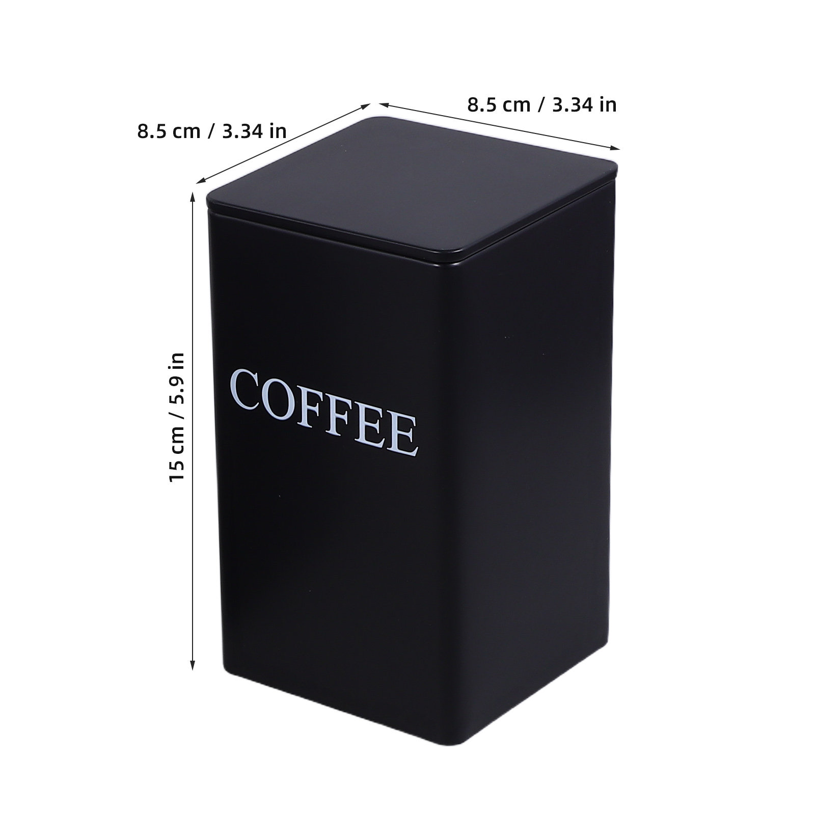 3 шт. металлические квадратные – обзор и цена Coffee Tea Sugar