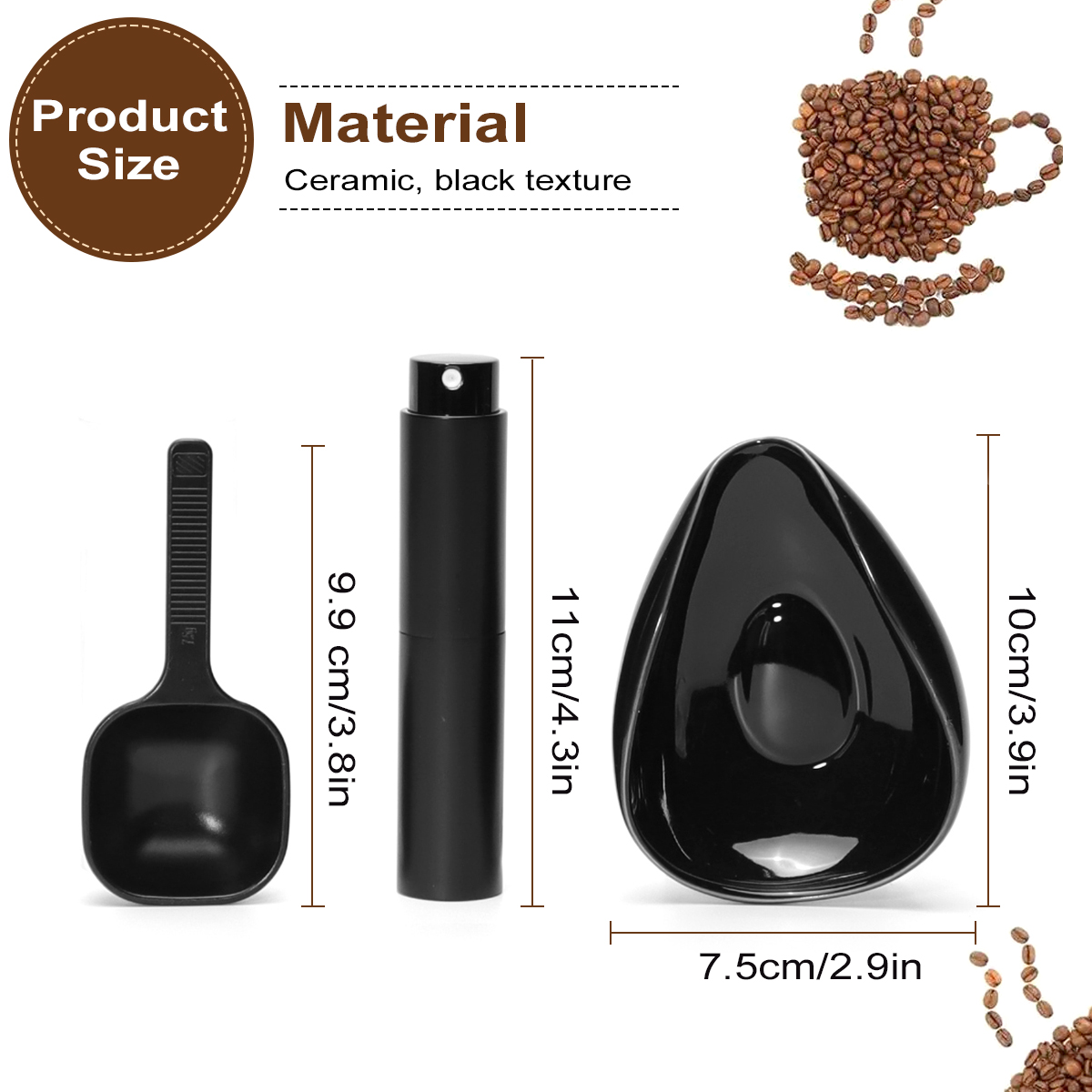 Набор чашек и ложек для дозиро – обзор и цена Coffee Tea And Sugar Set